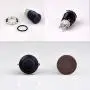 Taien Latching Pushbutton Switch for 16mm 5/8'' Mounting Hole ON/Off Black Metal Shell with Red LED Light Taien Latching Pushbutton Switch for 16mm 5/8'' Mounting Hole ON/Off Black Metal Shell with Red LED Light