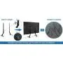 Mount-It! Universal TV Stand Base Replacement, Table top Pedestal Mount Fits 32 37 40 42 47 50 55 60 inch LCD LED Plasma TVs, 110 Lb Capacity Mount-It! Universal TV Stand Base Replacement, Table top Pedestal Mount Fits 32 37 40 42 47 50 55 60 inch LCD LED Plasma TVs, 110 Lb Capacity