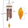 ASTARIN Wind Chimes Outdoor Large Deep Tone,36 Inch Memorial Wind Chimes with Metal Tubes Tuned to Produce Soothing Music in Memory Favorite People|Perfect Memorial Gift for Your Garden Décor