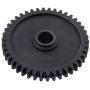 Hobbypark Metal Diff Differential Main Gear 42T & Motor Pinion Gear 27T Set for WLtoys A959-B A969-B A979-B K929-B 1/18 Scale RC Car Upgrade Parts (Black)