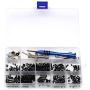 YU-NIYUT 1 Box Screws + Installation Tool + Swing Arm Pin + Flange Sleeve Kit, RC Car Model Accessories Parts for Wltoys 1/14 144001 Remote Control Car, DIY RC Vehicle Modification Fun for Adults Kids