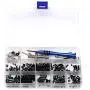 YU-NIYUT 1 Box Screws + Installation Tool + Swing Arm Pin + Flange Sleeve Kit, RC Car Model Accessories Parts for Wltoys 1/14 144001 Remote Control Car, DIY RC Vehicle Modification Fun for Adults Kids