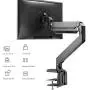 WALI Single Monitor Gas Spring Desk Mount Heavy Duty Aluminum Fully Adjustable Fit Screen up to 35 inch, 33 lbs. VESA 75 and 100 (GSM001XL), Black WALI Single Monitor Gas Spring Desk Mount Heavy Duty Aluminum Fully Adjustable Fit Screen up to 35 inch, 33 lbs. VESA 75 and 100 (GSM001XL), Black