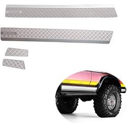 RCLions Stainless Steel Side Body Protector Plate Set for TRX4 Bronco 1/10 RC Car Upgrades Parts