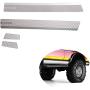 RCLions Stainless Steel Side Body Protector Plate Set for TRX4 Bronco 1/10 RC Car Upgrades Parts