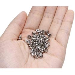 Shapenty 50PCS/25Pairs Stainless Steel Earnuts Clutches Earring Safety Backs Stopper Replacements Earring Backing Jewelry Making Findings (4.5 x 5 MM)