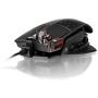 Tt eSPORTS Level 10 M Advanced Ergonomic Laser Gaming Mouse with 3-Zone RGB Illumination, 6 Programmable Buttons, 16000 DPI Sensor, Omron Switch, Graphical Configuration Interface