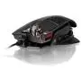 Tt eSPORTS Level 10 M Advanced Ergonomic Laser Gaming Mouse with 3-Zone RGB Illumination, 6 Programmable Buttons, 16000 DPI Sensor, Omron Switch, Graphical Configuration Interface