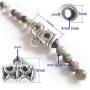 Heathers cf Silver Tone Bail Spacer Tube Connector findings for Jewelry Making 85 Pieces
