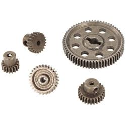 5pcs Steel Diff Differential Main Metal Spur Gears Pinions for HSP HPI Redcat 1/10 RC Car, 64T/21T/29T/17T/26T