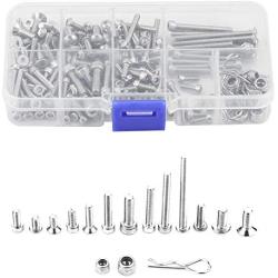 RC Screw Kit, Metal Stainless Steel Screw Kit with Box for Traxxas Slash 4x4 Short Truck Car Remote Control Spare Parts Accessory Fix Component