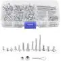Alomejor RC Screws Metal RC Truck Screw Parts Stainless Steel RC Car Off-Road Crawler Car Screws Kit with Box