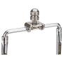 7 8 9 10 inch TooToo Star Lamp Shade Harp Holder 3/8 Standard&E14&E26&E27 Light Base UNO Fitter Adapter Converter Finial Set,Adjustable Tall 7 8 9 10 inch, Detachable Parts Silver Bracket Support