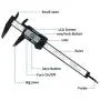 Digital Caliper, Adoric 0-6'' Calipers Measuring Tool - Electronic Micrometer Caliper with Large LCD Screen, Auto-Off Feature, Inch and Millimeter Conversion Digital Caliper, Adoric 0-6'' Calipers Measuring Tool - Electronic Micrometer Caliper with Large LCD Screen, Auto-Off Feature, Inch and Millimeter Conversion