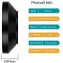40.5mm Wide Angle Lens Hood,Universal Metal Lens Hood Sunshade with Centre Pinch Lens Cap for Canon Nikon Sony Pentax Olympus Fuji Camera +Microfiber Cleaning Cloth