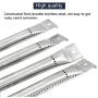 Hongso 14 3/8 Inch Burner Tubes Replacement Part for Charbroil 463420507 463420508 463420509 463420511 463440109 463441312 463441514 463461613 Stainless Steel Gas Grill, G431-0300-W2, 4-Pack SBE491