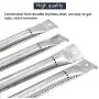 Hongso 14 3/8 Inch Burner Tubes Replacement Part for Charbroil 463420507 463420508 463420509 463420511 463440109 463441312 463441514 463461613 Stainless Steel Gas Grill, G431-0300-W2, 4-Pack SBE491