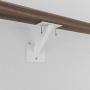 AMSOOM Handrail Bracket Heavy Duty Steel Stair Parts for Wall Mounted Staircase Railings Accessories Stairway Support Hardware for Wood or Metal Flat Square Railings. (White, 1 Pack) AMSOOM Handrail Bracket Heavy Duty Steel Stair Parts for Wall Mounted Staircase Railings Accessories Stairway Support Hardware for Wood or Metal Flat Square Railings. (White, 1 Pack)