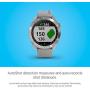 Garmin Approach S40, Stylish GPS Golf Smartwatch, Lightweight With Touchscreen Display, Gray/Stainless Steel
