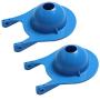 2 Pack Toilet Flapper Replacement, Compatible with Gerber 99-788, 3 Inch Flapper Replacement Water Saving, High Performance, Easy to Install by Hibbent- Blue Color