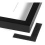 VELCRO Brand Sticky Back Strips with Adhesive | 4 Count | Black 3 1/2 x 3/4 In | Hook and Loop Fasteners for Home Organization, Classroom or Office