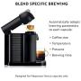 Breville BNV250BKM1BUC1 Vertuo Coffee and Espresso Machine, 19.25 x 11 x 15.25 in, Matte Black
