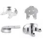 Owoda 4pcs/Set CNC Metal Motor Protect Mount Base Quick Release Reinforcement Plates Anti-Crack Kit for DJI Phantom 2 3 Series Drones (Silver) Owoda 4pcs/Set CNC Metal Motor Protect Mount Base Quick Release Reinforcement Plates Anti-Crack Kit for DJI Phantom 2 3 Series Drones (Silver)