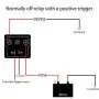 IRHAPSODY 12 V DC 120 Amp 4 Pin Heavy Duty Relay/Split Charge Relay Switch, 4 Terminal Relay
