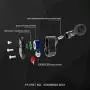 RevoNext QT2S in Ear Monitor Headphones, Triple Driver 2DD+1BA Balanced Armature with Dynamic Metal Shell Noise-Isolating Deep Bass Wired Earbuds with Detachable Cables(Black no mic)