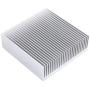 Aluminum Heat Sink 3.15 x 3.15 x 1 inch /80 x 80 x 27 mm Heatsink Radiator Circuit Board Cooling Cooler 26 Fins - Sliver