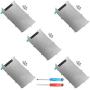 MMOBIEL Pack of 5 LCD Metal Back Plate Replacement Compatible with iPhone 6S Plus with Heat Shieldincl Screwdrivers