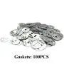 BALABALA 50 Sets 18mm Silver Tone Magnetic Buttons Snap Clasps for Handbag Purses Bags Clothes Leather Sewing Craft DIY