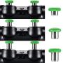 eXtremeRate 8 in 1 Green Metal Magnetic Thumbsticks Analog Joysticks for Xbox One, Xbox One Elite, Xbox One S, Xbox Series X, PS4 Slim, PS4 Pro, PS4 Controller with T8H Cross Screwdrivers