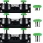 eXtremeRate 8 in 1 Green Metal Magnetic Thumbsticks Analog Joysticks for Xbox One, Xbox One Elite, Xbox One S, Xbox Series X, PS4 Slim, PS4 Pro, PS4 Controller with T8H Cross Screwdrivers