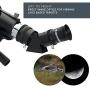 Celestron - 80mm Travel Scope - Portable Refractor Telescope - Fully-Coated Glass Optics - Ideal Telescope for Beginners - Bonus Astronomy Software Package - Digiscoping Smartphone Adapter