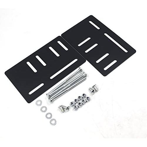 iFJF Designed to Attach Bolt-on headboard Brackets Vertical Modi -Set of 2 (Bed Frame Headboard)