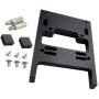 Bonarty Steering Servo Mounting Hardware Kit Metal Mount Bracket with Screws for 1/16 1/16 WPL B14 B24 C14 C24 B16 B36，JJRC Q60 Q61 RC Truck Upgrade Parts - Black