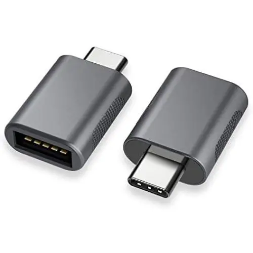 nonda USB C to USB Adapter(2 Pack),USB-C to USB 3.0 Adapter,USB Type-C to USB,Thunderbolt 3 to USB Female Adapter OTG for MacBook Pro2019,MacBook Air 2020,iPad Pro 2020,More Type-C Devices(Space Gray)