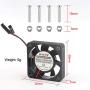 2pcs Raspberry Pi 4 Fan Brushless Cooling Fan Micro Cooling Fan 5v DC Separating One-to-Two Interface for Raspberry Pi4 Pi3 B+, Pi 3, Pi 2, Pi 1 B+（30x30mm）