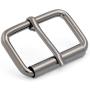 BIKICOCO 1-1/4 Roller Pin Buckles Handmade Hardware for Bags Leather Belt Webbing Straps, Gunmetal - Pack of 6