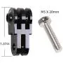 SUREWO Universal Rotary Aluminum Extension Arm Mount Compatible with Gopro Hero 9/8/7/(2018)/6/5 Black,Session 5/4,Hero 3+,DJI Osmo Action,AKASO/Campark/YI Action Camera and More