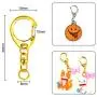 Roctee 70 Pcs Jump Rings D-snap Hook Split Key Ring with Chain | Metal Keychain Parts with 8mm Open Jump Ring and Connector | Key Rings Clips Accessories for DIY (Silver+Gold) Roctee 70 Pcs Jump Rings D-snap Hook Split Key Ring with Chain | Metal Keychain Parts with 8mm Open Jump Ring and Connector | Key Rings Clips Accessories for DIY (Silver+Gold)