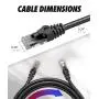 Cat6 Ethernet Cable - 6 ft 10-Pack (1.8m) Cat 6 RJ45, LAN, Utp, Network, Patch, Internet Cable - 6 feet Cat6 Ethernet Cable - 6 ft 10-Pack (1.8m) Cat 6 RJ45, LAN, Utp, Network, Patch, Internet Cable - 6 feet