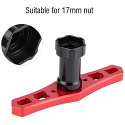 Zouminy Metal Accessory 17mm Wheel Nut Sleeve Wrench Tool for RC Car Remote Control Model