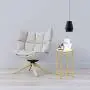 VINGLI 15.7 Modern Round End Table, Tempered Glass Accent Table Side Table Nightstand with Metal Frame for Living Room,Bedroom,Gold VINGLI 15.7 Modern Round End Table, Tempered Glass Accent Table Side Table Nightstand with Metal Frame for Living Room,Bedroom,Gold