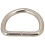 RDEXP Sliver Metal D Ring Loop Ring for Bags Belt Buckle Straps Pack of 20