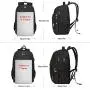 Laptop Backpack,Business Travel Backpack with USB Charging Slit for Men Womens, Anti Theft Water Resistant College School Bookbag Computer Backpack Fits 15 Inch Laptop and Notebook,Black