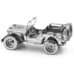 Fascinations Metal Earth ICONX Willys Overland 3D Metal Model Kit