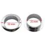 1 Inch (25mm) Zinc Alloy Desk Grommets, SDTC Tech 2 Pcs Wire Cable Metal Hole Cover Grommet Organizer for Managing and Protecting Cord