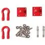 YU-NIYUT RC Car Metal Rescue Tow Hook Decor Part for SCX10 TRX-4 1/10 RC Rock Crawler DIY RC Vehicle Modification Fun for Adults and Kids YU-NIYUT RC Car Metal Rescue Tow Hook Decor Part for SCX10 TRX-4 1/10 RC Rock Crawler DIY RC Vehicle Modification Fun for Adults and Kids